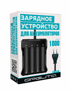 Зарядное устройство для аккумуляторов 18650 на 4 слота Орбита OT-APZ11
